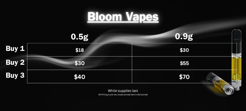 Bloom Montana (Florence) Menu