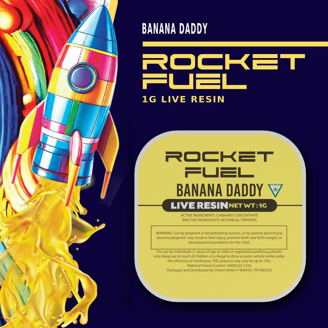 Rocket Fuel - (1g) Live Resin - Banana Daddy