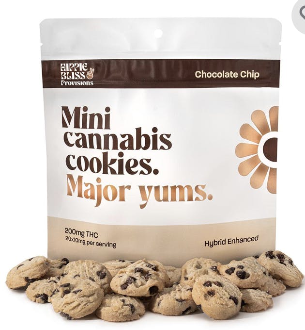 Product: Hippie Bliss | Cookies - 200mg - Chocolate Chip