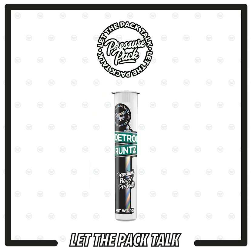 Pressure Pack 1g Preroll Detroit Runtz
