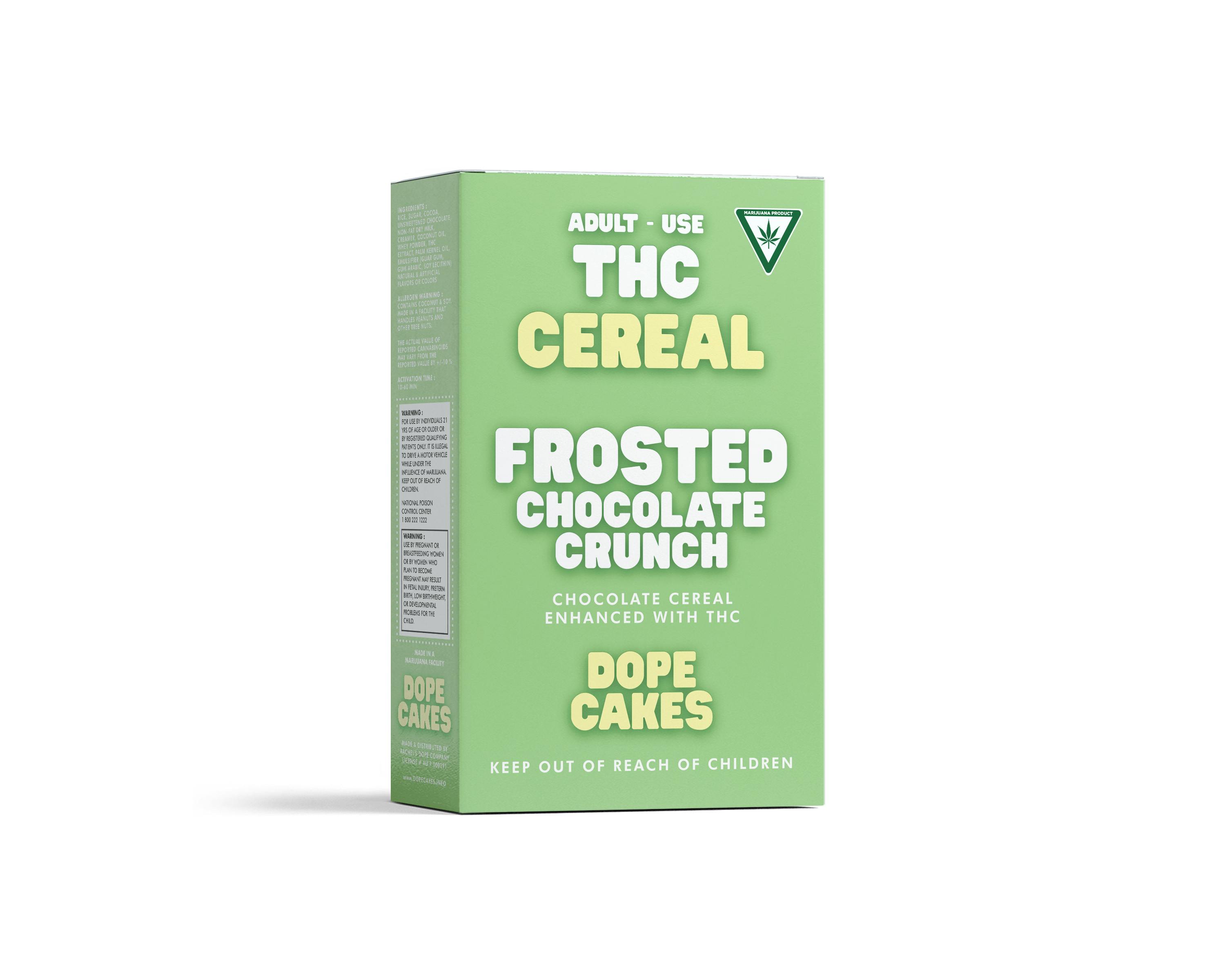 Dope Cakes - Cereal - (120mg) - **FROSTED CHOCOLATE CRUNCH** (3/$25)