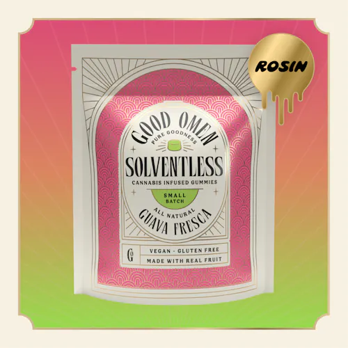 Good Omen: Solventless Gummies | Guava Fresca | 100mg | 10pk-1