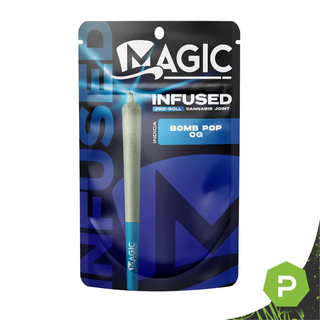 Magic Magic Infused Pre-Roll | Bomb Pop OG - Puff Cannabis Cannabis Store  in MI