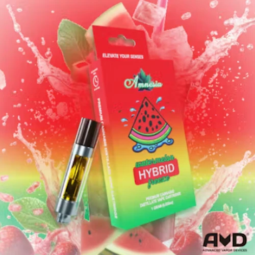 Amnesia - 1g Cart - Watermelon Freeze