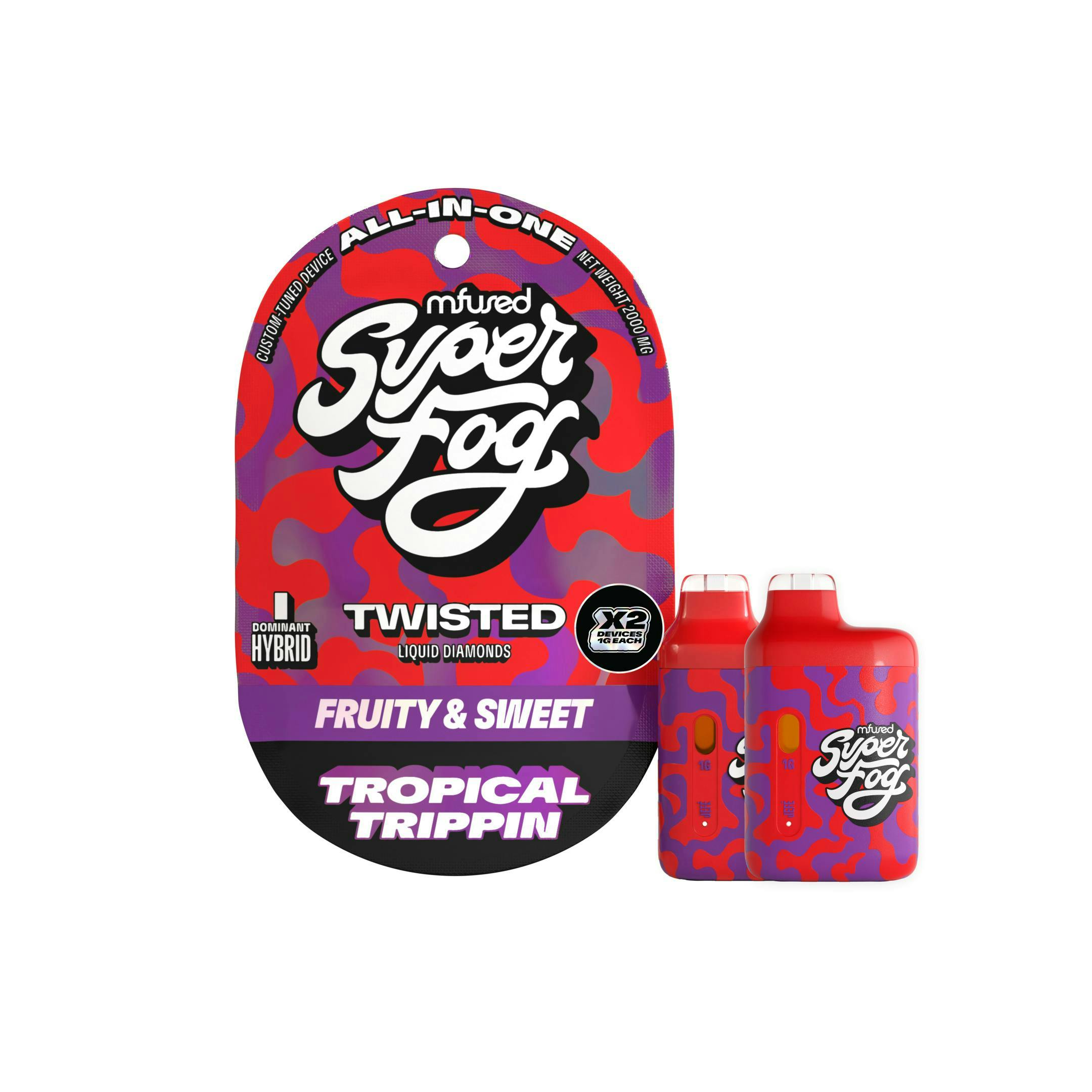 Super Fog | Tropical Trippin | Liquid Diamond AIO | 2pk | 2g