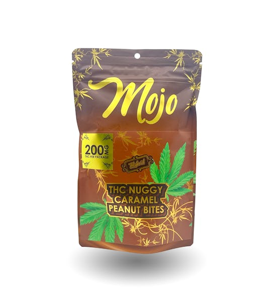 Product: Mojo | Hybrid Nuggy Caramel Peanut Bites | 200mg
