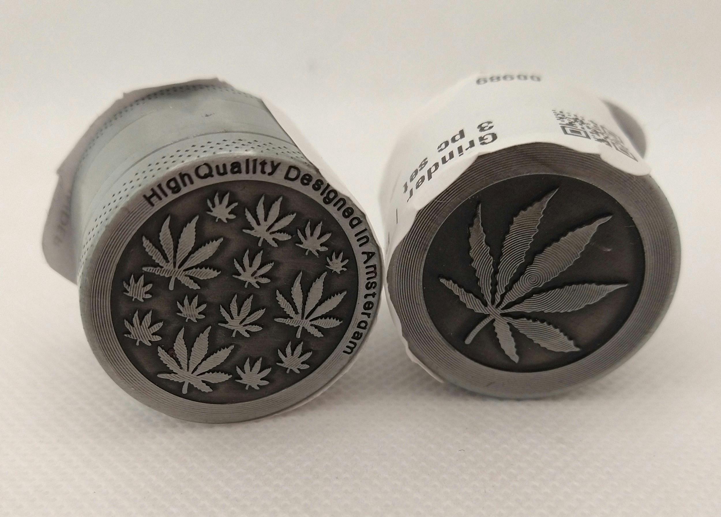 Product: Grinder | Pot Leaf | 3 pc set