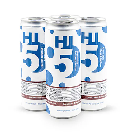 Black Cherry | Infused Seltzer 5mg 4pk-active