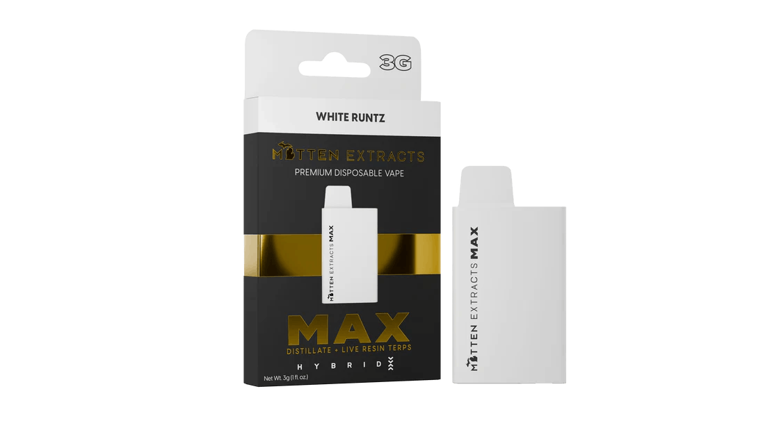 MITTEN EXTRACTS | WHITE RUNTZ | PLUS DISPOSABLE MAX HYBRID