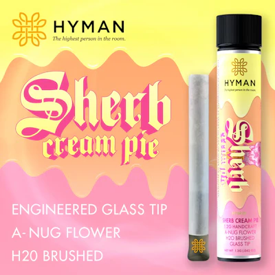 Hyman - 1.2g Handcraft Preroll - Sherb Cream Pie - PRE_ROLLS by HYMAN at King of Budz