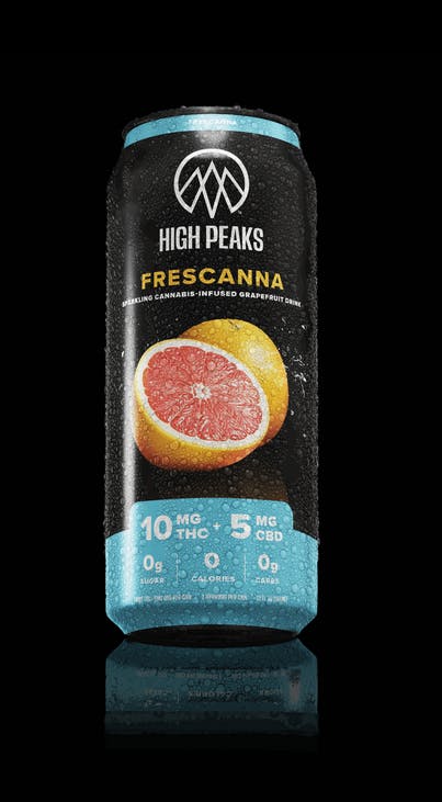 Frescanna | 10mg | Infused Refreshment | 4 Pack | High Peaks