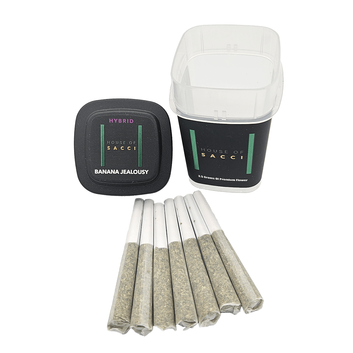 Photo of House of Sacci – Banana Jealousy Prerolls 7pk