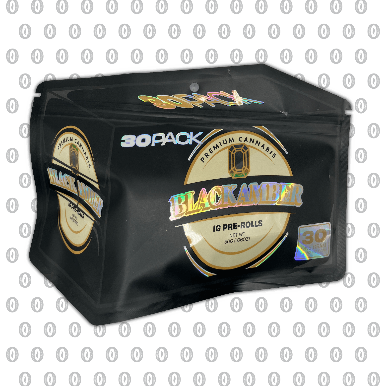 Product: Distro 10 | Pre-Roll 30-Pack - 30g - Black Amber