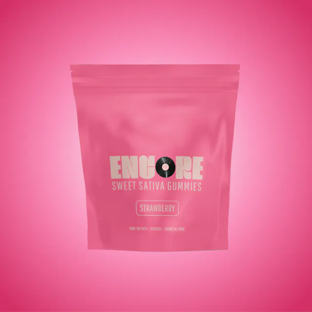 Encore Gummies Strawberry 10pk/100mg (indica, 2.8g)