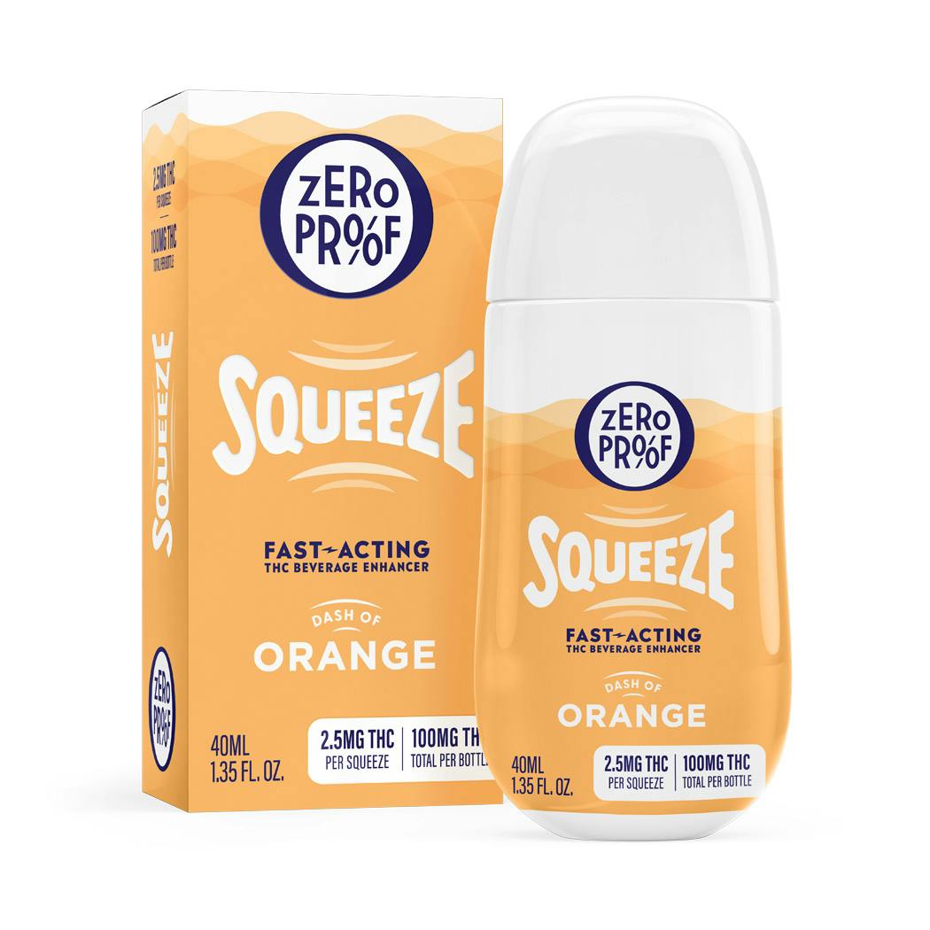Zero Proof Squeeze Dash of Orange 100mg