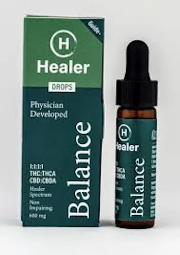 Healer – Balance 1:1:1:1 THC:THCA:CBD:CBDA Tincture (400mg)-1