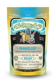 Photo of The Green Lady – Painkiller (Tropical Coconut, Pineapple + Nutmeg) 100mg THC/50mg CBC/50mg CBG – 10pk
