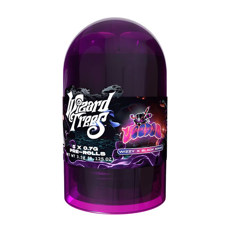 Wizard Trees | 5 Pack Indoor Flower Pre Roll | Voodoo | Hybrid