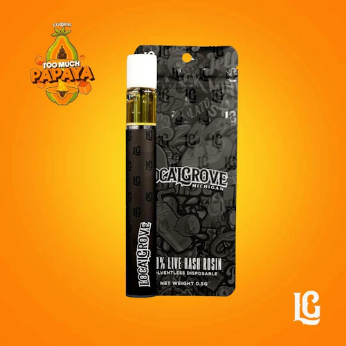 Local Grove - .5g Hash Rosin Disposable - Too Much Papaya