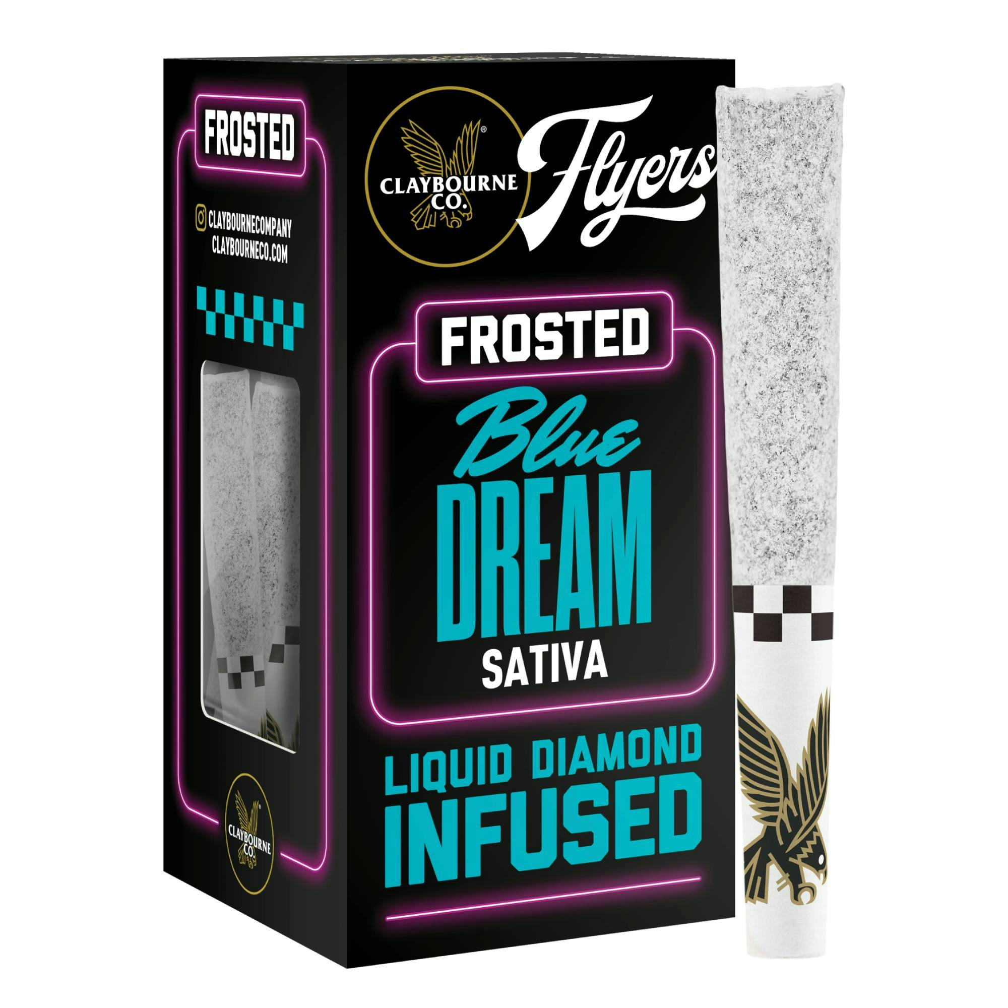 Claybourne | Blue Dream | Flyers Infused Pre-Rolls 5pk