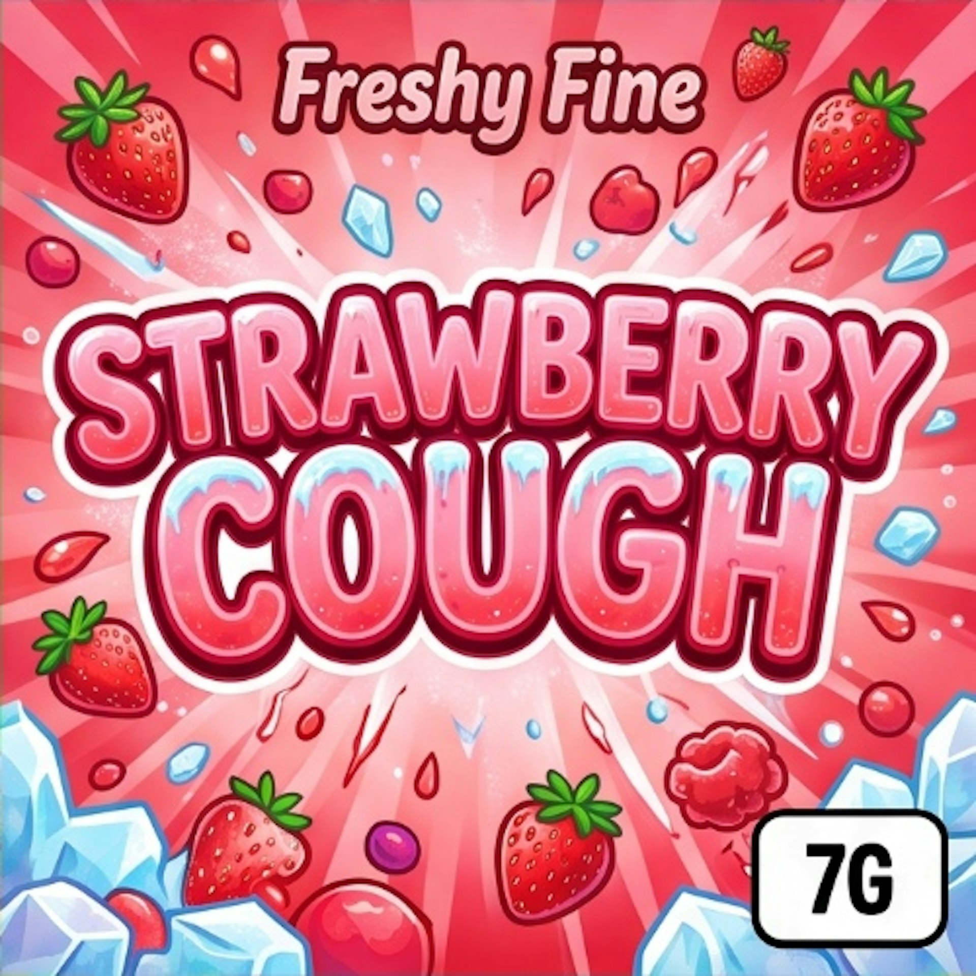 Freshy Fine - Strawberry Cough Prepackaged