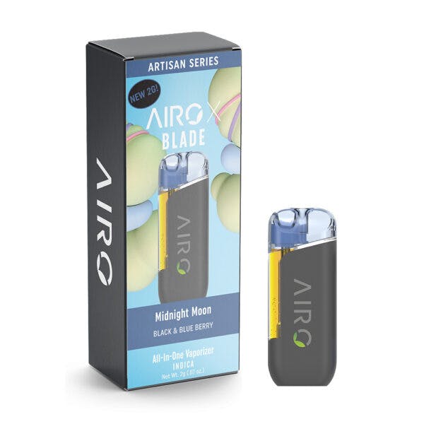 AiroX | Midnight Moon | Disposable Vape — Airo cannabis product at ZenZest