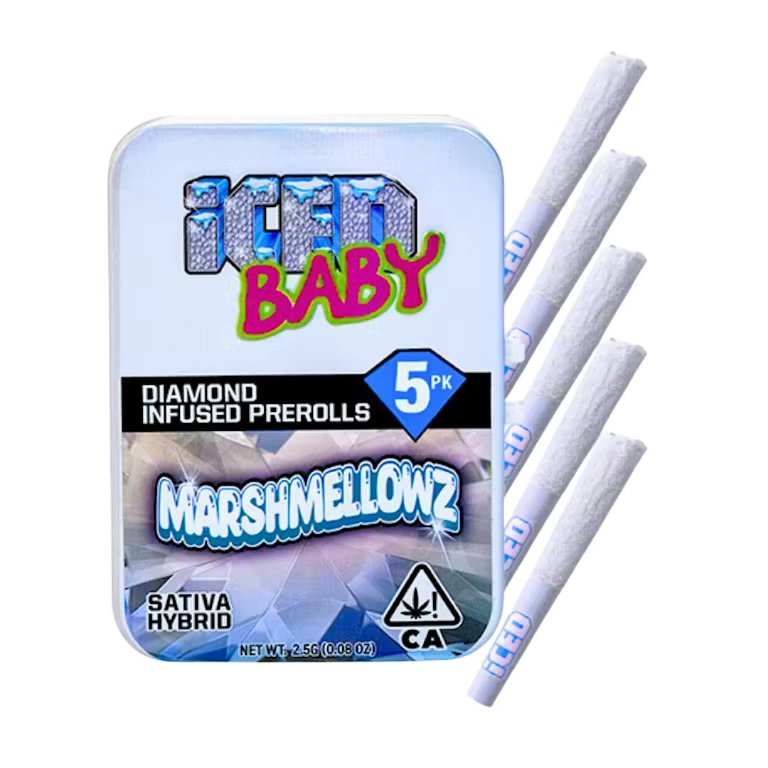 MARSHMELLOWZ ICED INFUSED PREROLLS 5PK