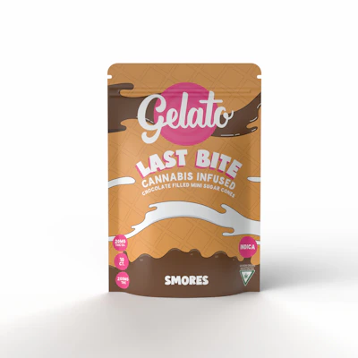 Gelato Last Bite - Cannabis Infused Sugar Cones 200mg - S'Mores - EDIBLES by Gelato at King of Budz