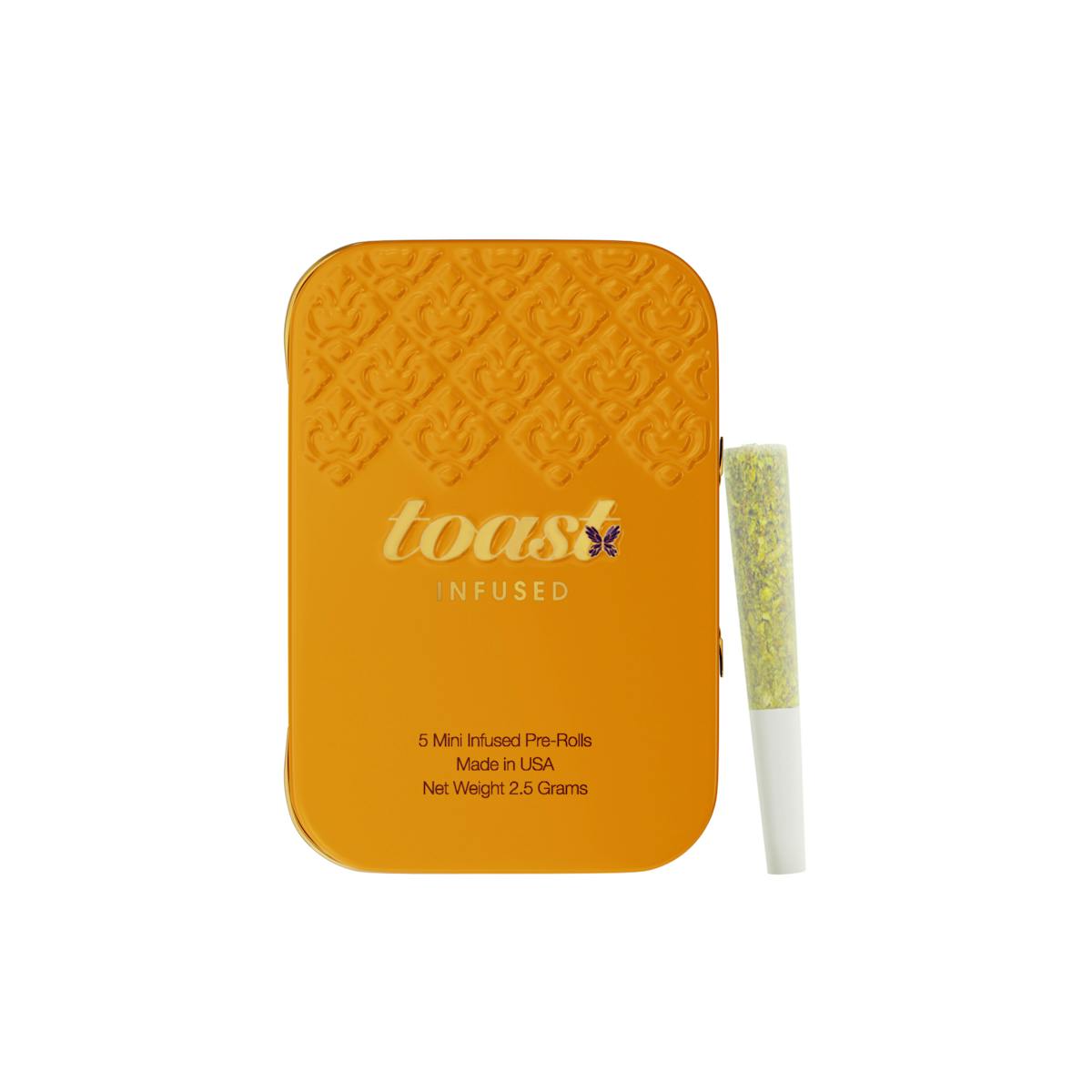 Photo of Toast | Les Jetset | 2.5g 5pk Pre-roll Diamond Infused