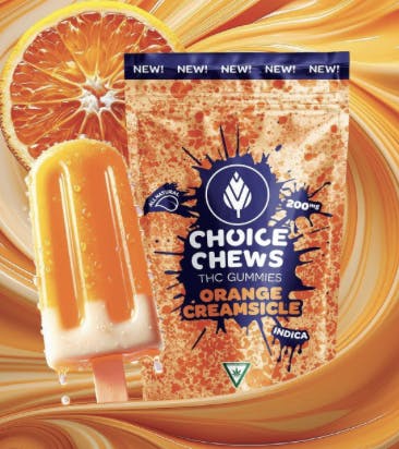 Product: Choice | Gummies - Orange Creamsicle (Indica) - 200mg