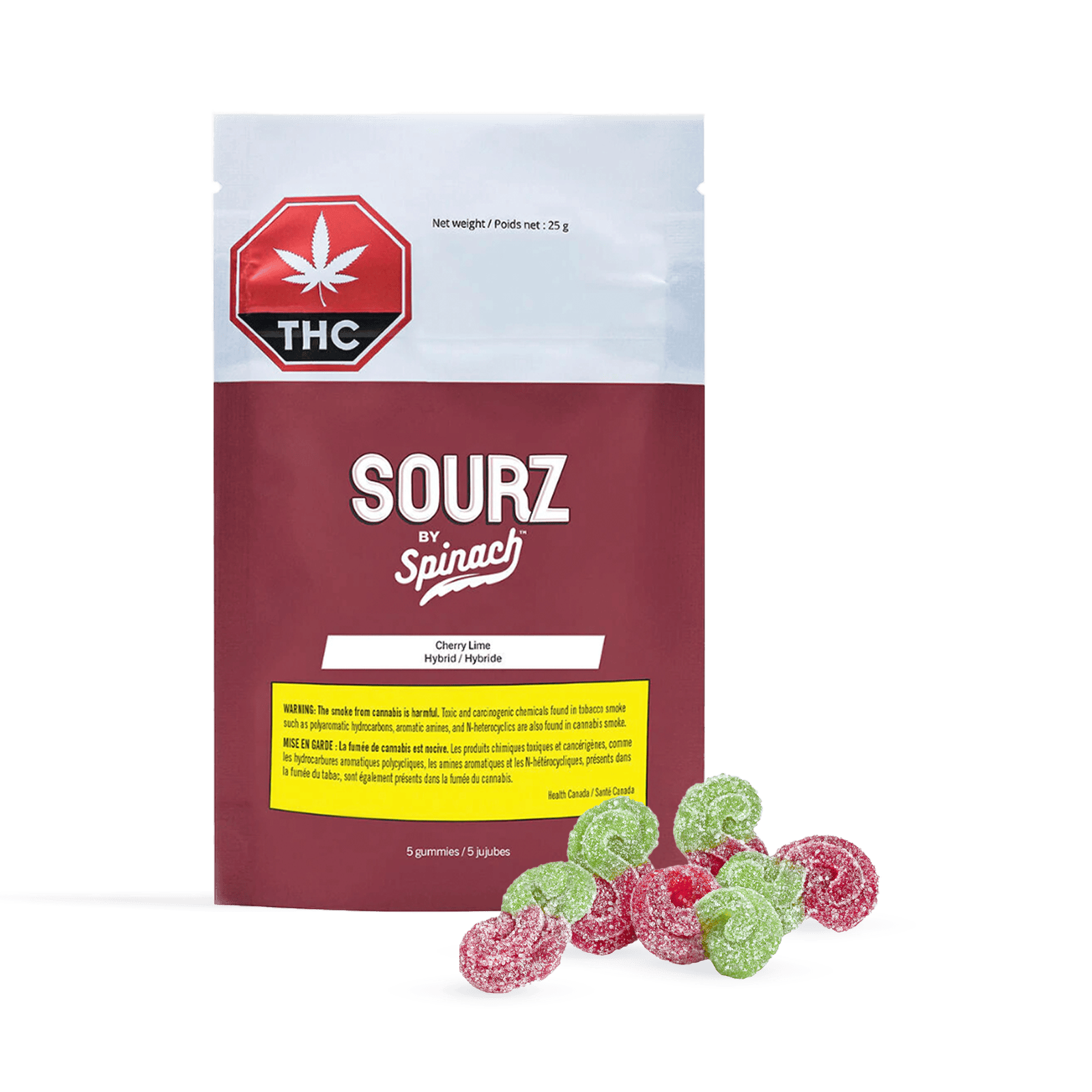 SOURZ Cherry Lime Gummies | High Ties (Vanier)