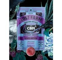 Product Thornberry x Cherry Sundae | 1:1 THC:CBN Live Resin Gummies 20pk