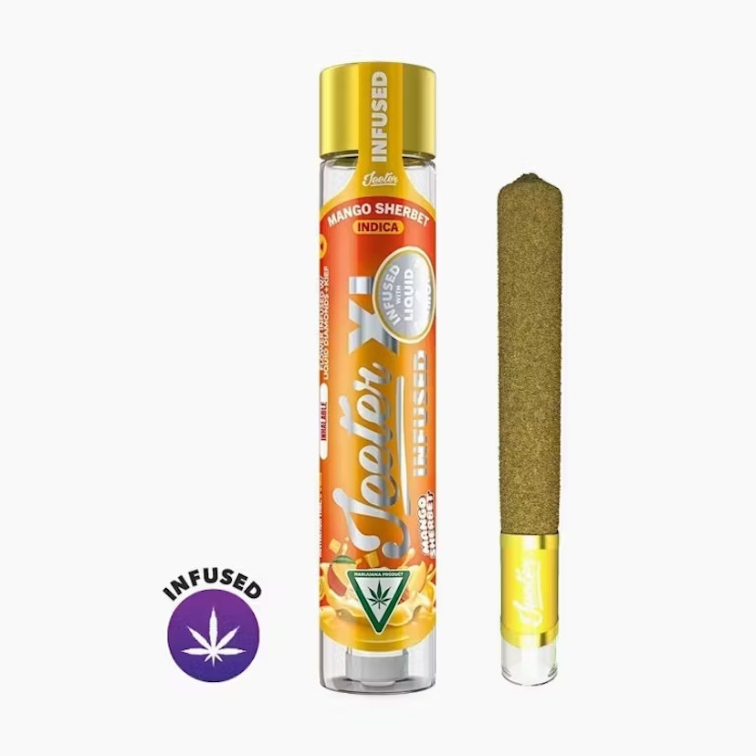 Jeeter 2g XL Infused Rosin Diamond Preroll Mango Sherbert