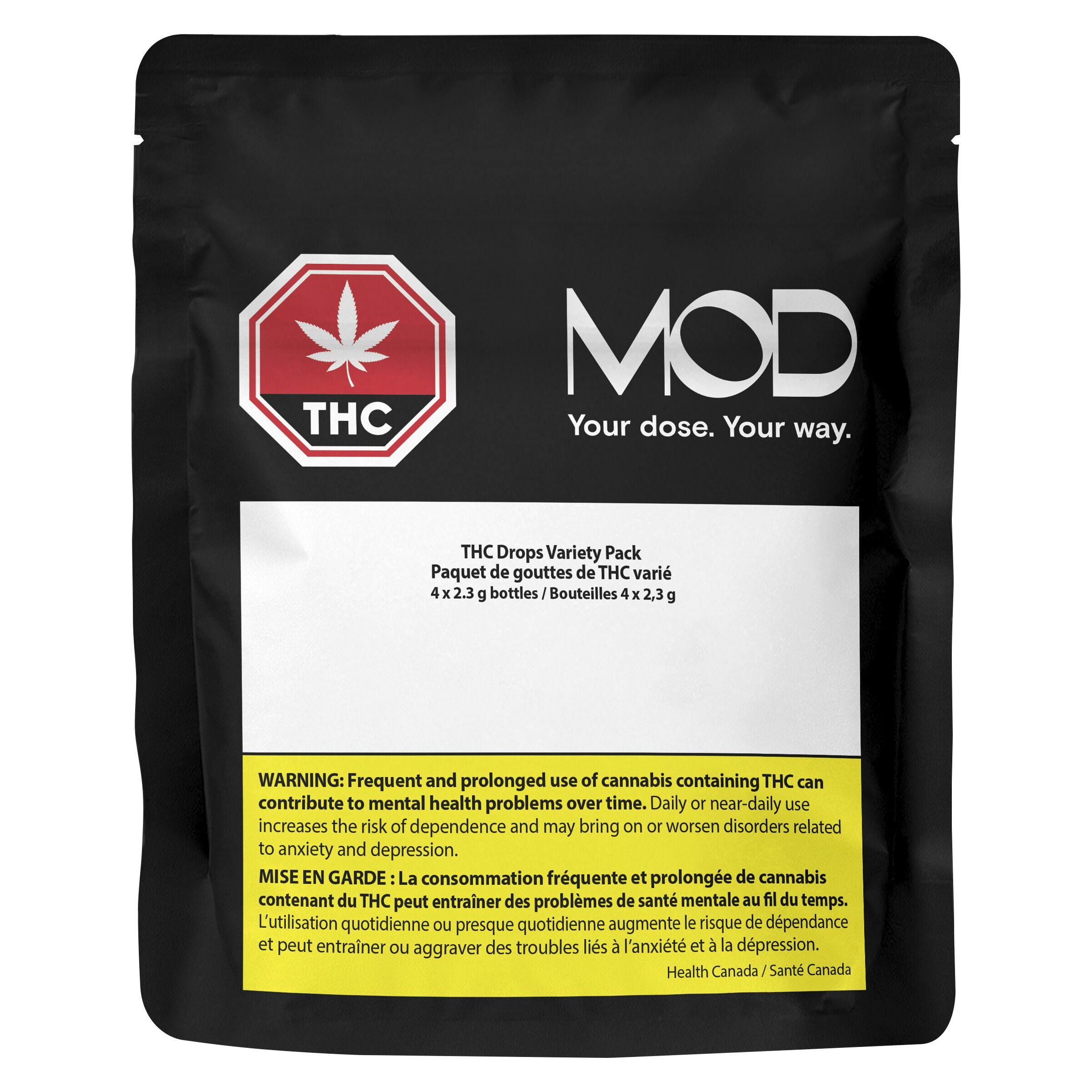 Mod - thc drops variety pack - 12ml