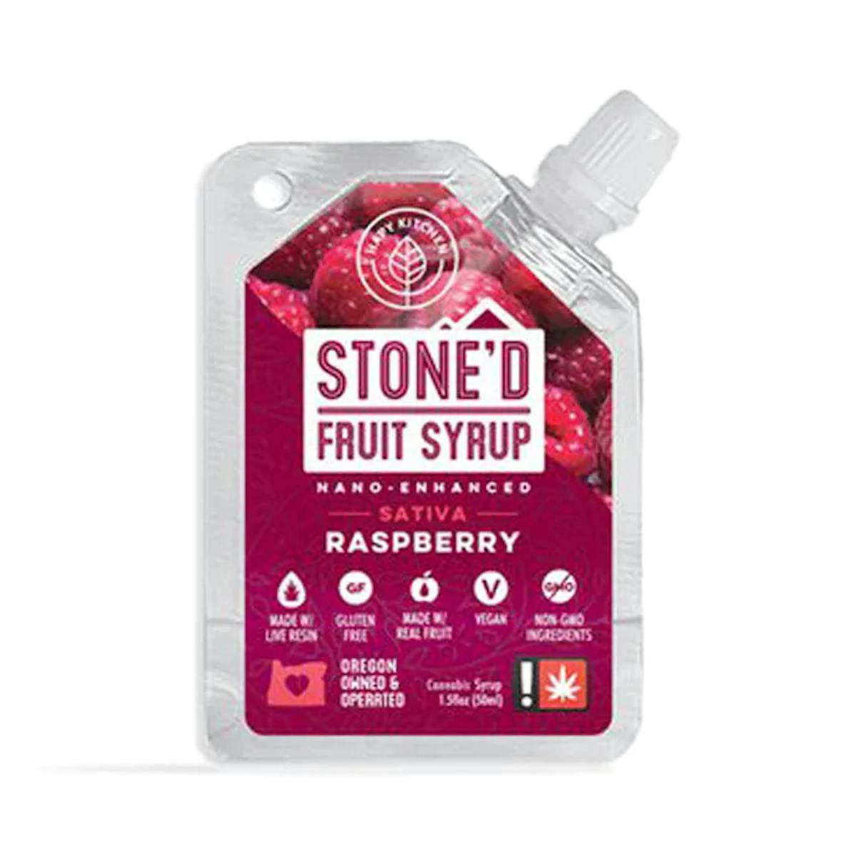 Photo of Hapy Kitchen 250mg RASPBERRY Sativa Stone’d Fruit Syrup