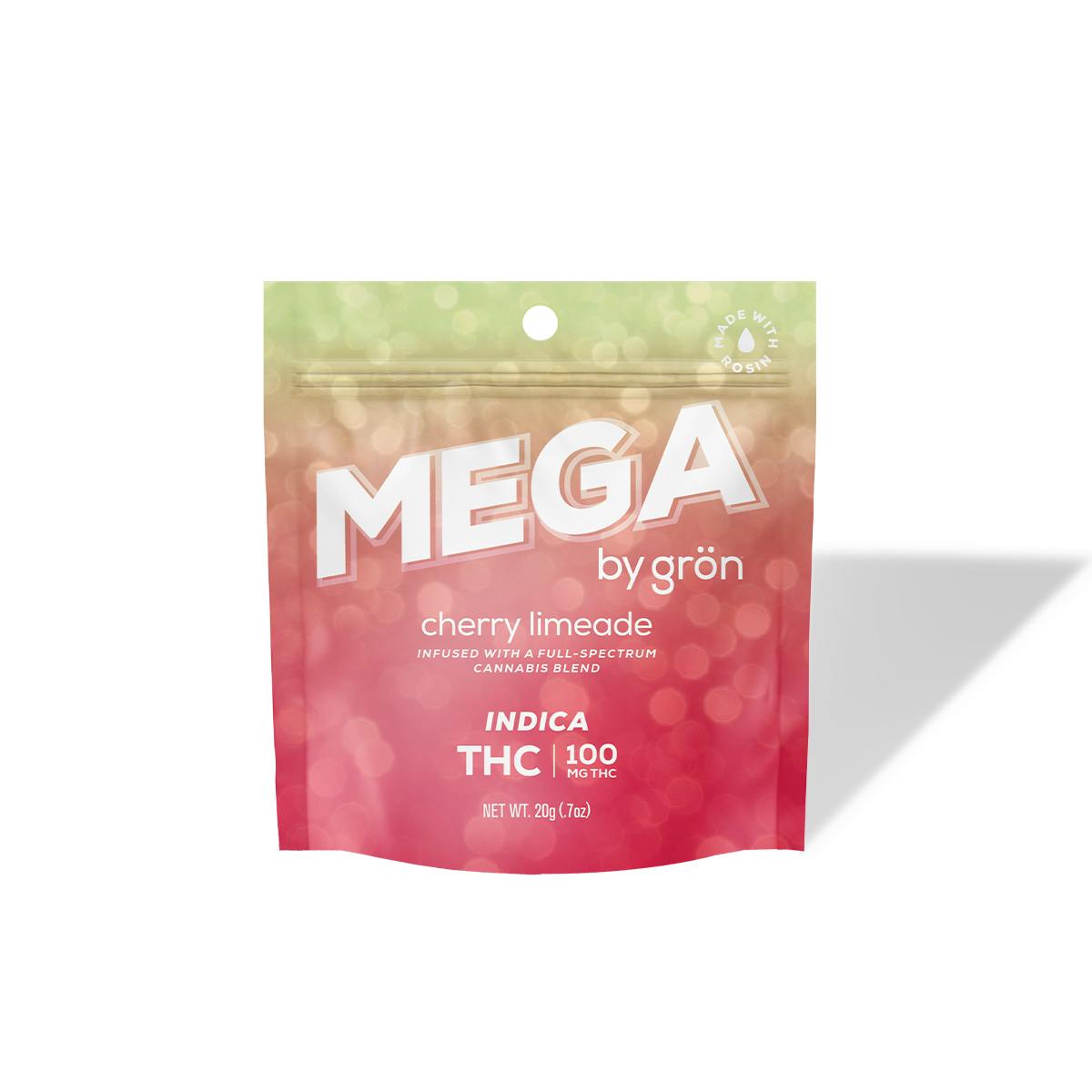 image of Cherry Limeade | 100mg Mega Gummy