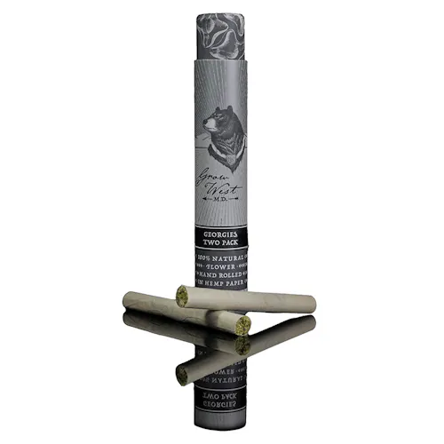 Grow West Pie Crust Pre-Roll 0.5g x 2pk-1