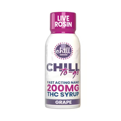 Chill Medicated - 200mg Live Rosin Syrup To-Go - Grape