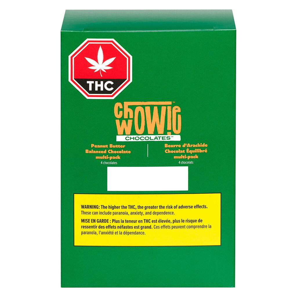 Chowie Wowie - Peanut Butter Balanced Chocolate Multi–Pack - 4x1 Pack