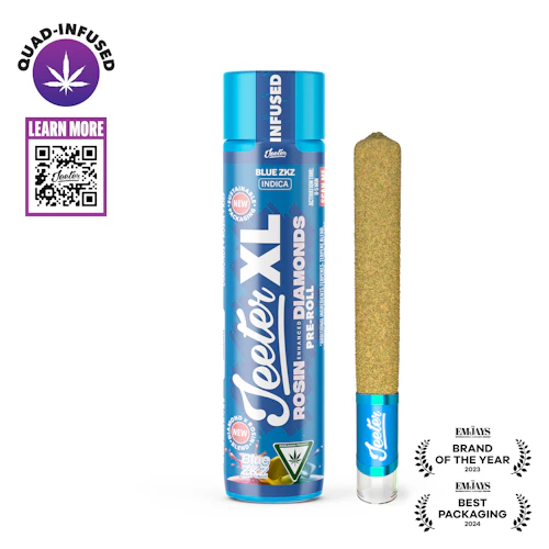 Jeeter - 2g Quad Infused Preroll - Blue ZKZ