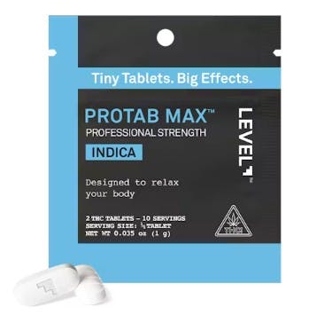 LEVEL | Indica Protab | 2pk Max Strength Tablets | 95.4mg