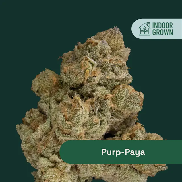 The Botanist Flower Purp Paya 28g (indica, whole flower, 3.5g)