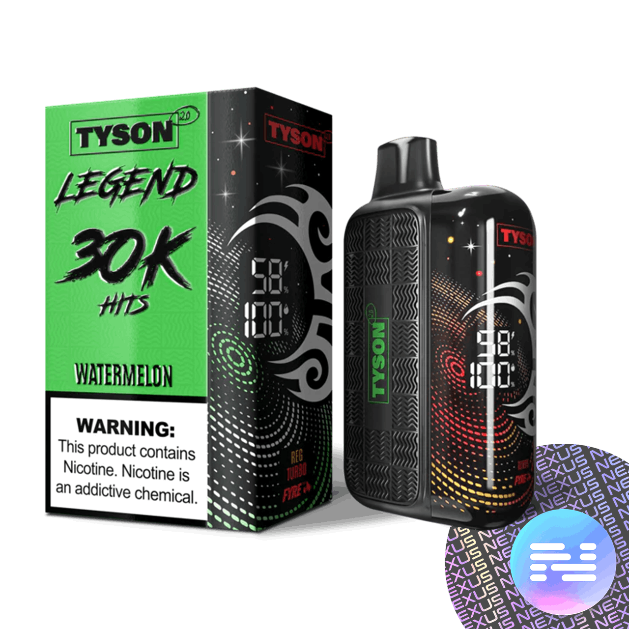 Product: TYSON 2.0 | WATERMELON | 200MG | HYBRID