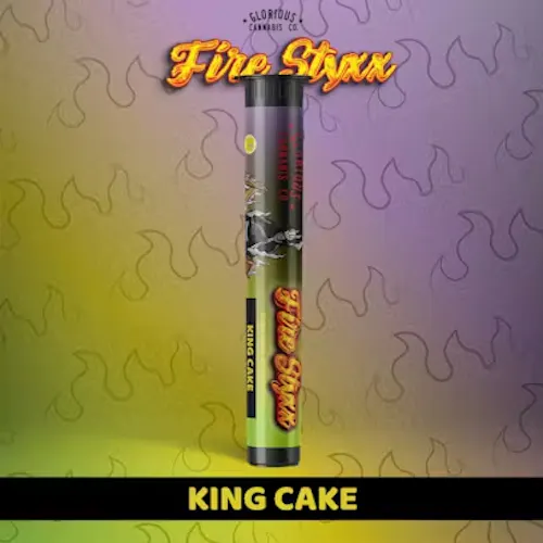 Simpler Daze Fire Styxx King Cake 1g Infused Pre-Roll-active