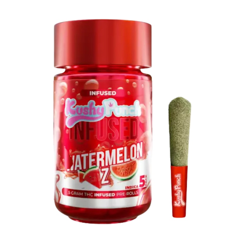Kushy Punch - Watermelon Z x 5pk Infused Pre-Roll
