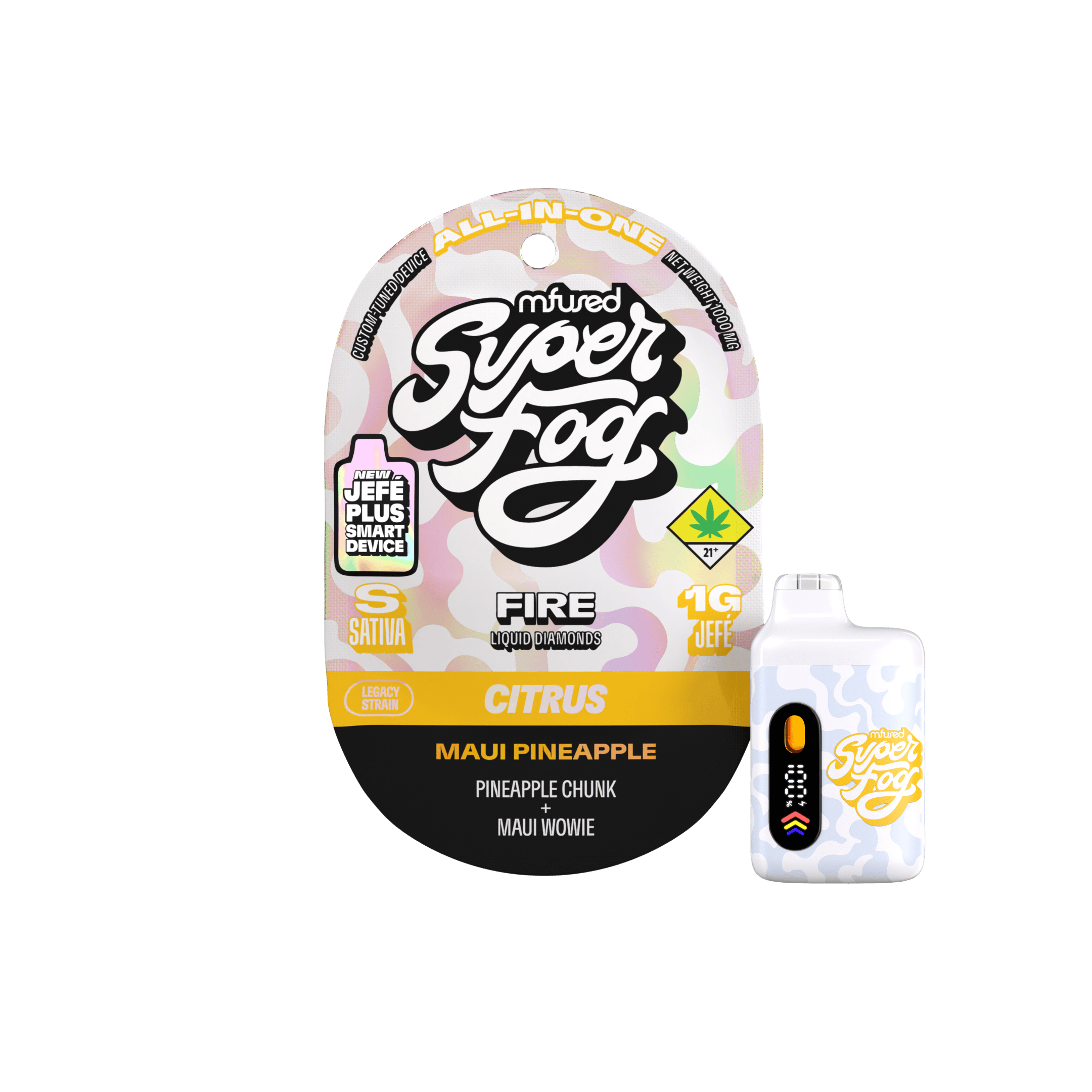 FIRE Liquid Diamonds 1g Jefé Plus - Maui Pineapple