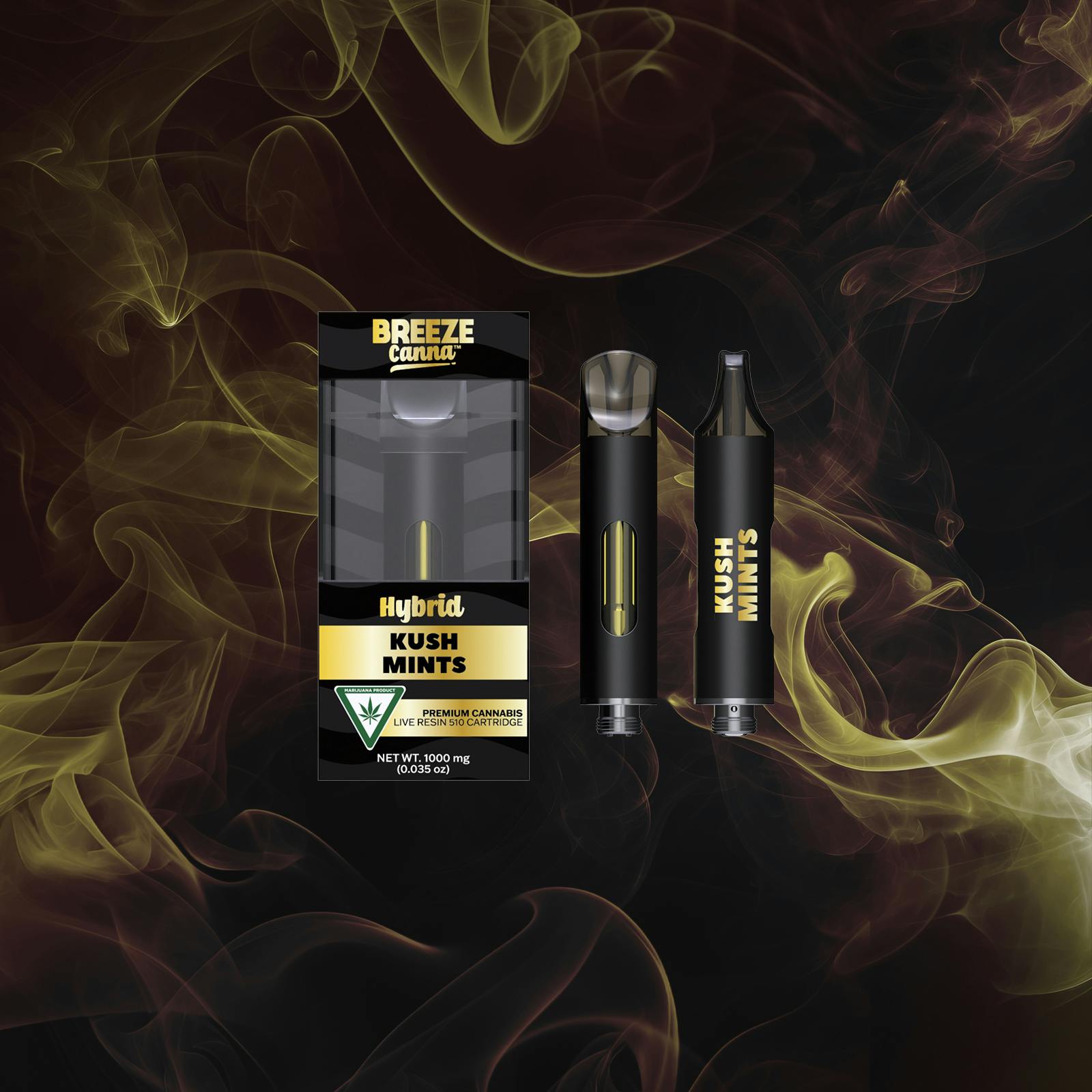 Product: Kush Mints - Hybrid Live Resin 1g 510 Vape Device