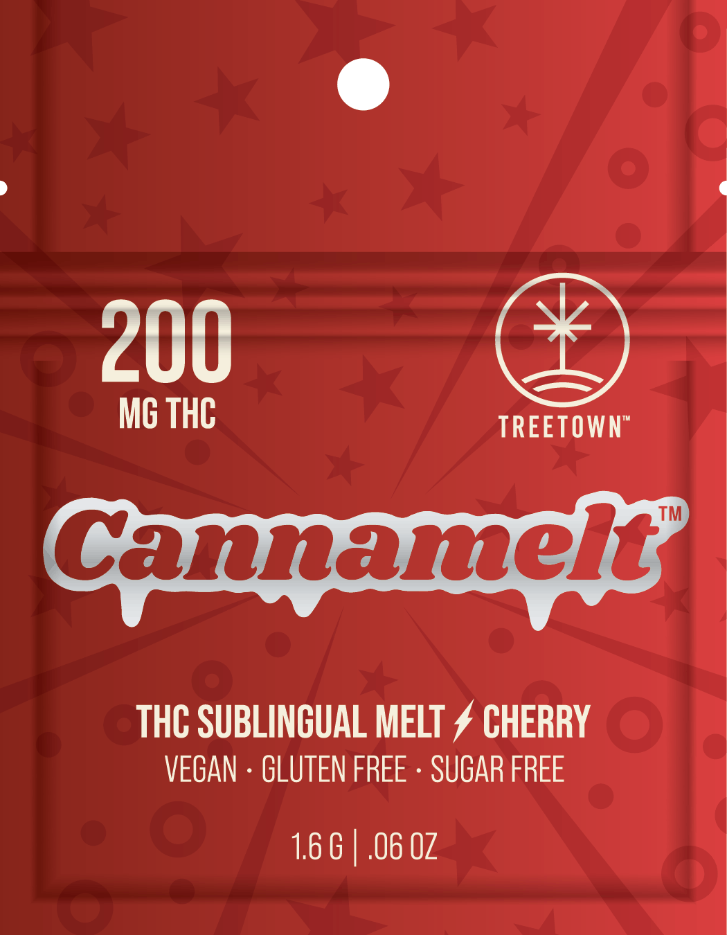 Product: Cherry Cannamelt | 200mg x 1pk | TreeTown