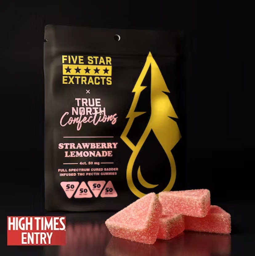 True North Collective 200mg Full Spectrum Gummies Strawberry Lemonade