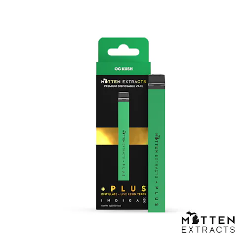 OG Kush +PLUS Disposable | 1G-active